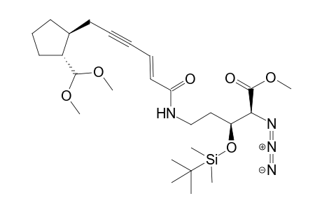 (2S,3S)-methyl 2-azido-3-(tert-butyldimethylsilyloxy)-5-((E)-6-((1S,2R)-2-(dimethoxymethyl)cyclopentyl)hex-2-en-4-ynamido)pentanoate