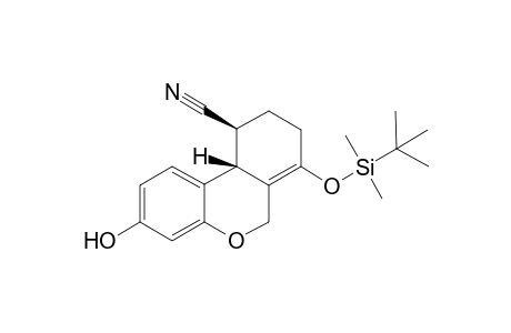 (10S,10aS)-7-((tert-butyldimethylsilyl)oxy)-3-hydroxy-8,9,10,10a-tetrahydro-6H-benzo[c]chromene-10-carbonitrile