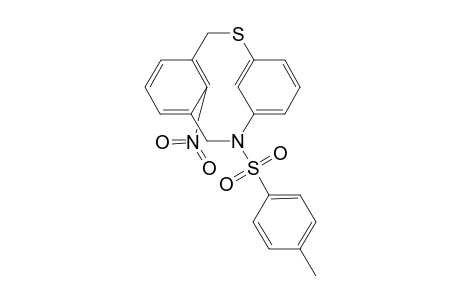 8-nitro-10-(p-tolylsulphonyl)-1-thia-10-aza[2.2]metacyclophane