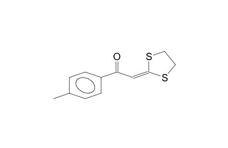 2-(1,3-Dithiolan-2-ylidene)-1-(4-tolyl)-ethanone