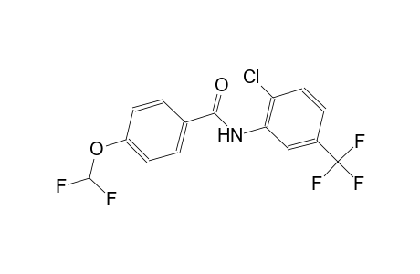 N-[2-chloro-5-(trifluoromethyl)phenyl]-4-(difluoromethoxy)benzamide