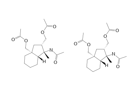 REL-(1R,2S,4S,5S)-4-ACETOXYMETHYL-1-ACETYLYLAMINO-1-METHYLOCTAHYDRO-2-INDENYLMETHYL-ACETATE