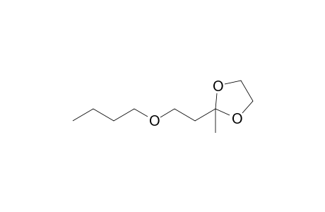 2-Methyl-2-(2-butoxyethyl)-1,3-dioxolane