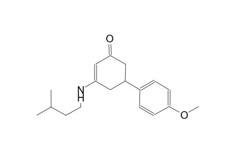 3-(isopentylamino)-5-(4-methoxyphenyl)-2-cyclohexen-1-one