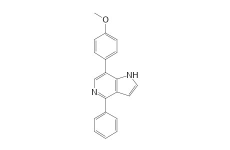 4-Phenyl-7-(4-methoxyphenyl)-1H-pyrrolo[3,2-c]pyridine
