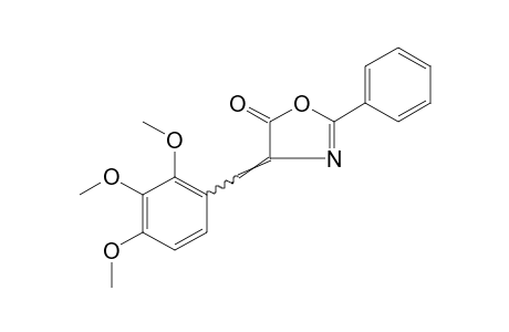 2-PHENYL-4-(2,3,4-TRIMETHOXYBENZYLIDENE)-2-OXAZOLIN-5-ONE