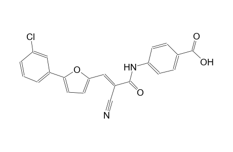 4-({(2E)-3-[5-(3-chlorophenyl)-2-furyl]-2-cyano-2-propenoyl}amino)benzoic acid