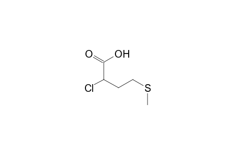 2-Chloro-4-(methylthio)butanoic acid
