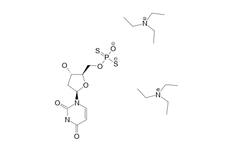 2'-DEOXYURIDIN-5'-YL_PHOSPHORODITHIOATE_DITRIETHYLAMMONIUM_SALT