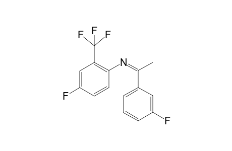 4-Fluoro-N-[{1'-(3"-fluorophenyl)ethylidene]-2-(trifluoromethyl)aniline