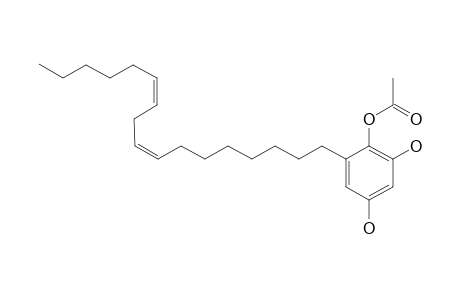 ARDISIPHENOL-C;6-(8'Z,11'Z-HEPTADECADIENYL)-1,2,4-TRIHYDROXYBENZENE-1-O-ACETATE