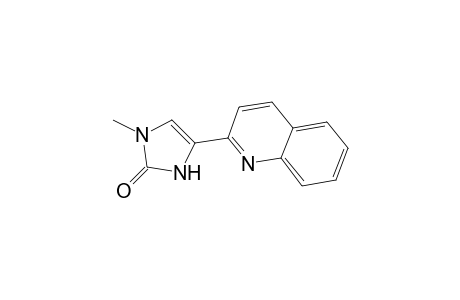 2H-Imidazol-2-one, 1,3-dihydro-1-methyl-4-(2-quinolinyl)-