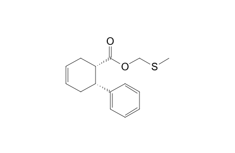 (1S,6R)-6-phenyl-1-cyclohex-3-enecarboxylic acid (methylthio)methyl ester