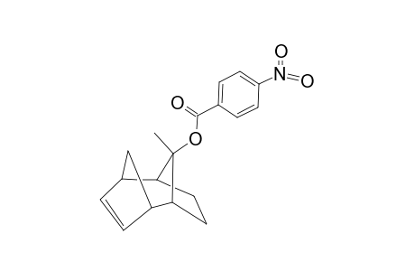 Tricyclo[4.2.1.1(2,5)]dec-3-ene, 10-methyl-10-(p-nitrobenzoyl)oxy- (endo)-