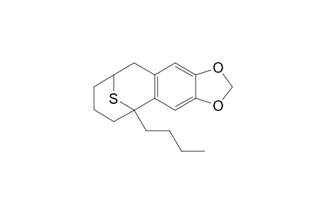 5-Butyl-5,6,7,8,9,10-hexahydro-5,9-epithiocycloocta[f]-(1,3)benzodioxole