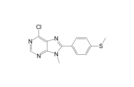 9-Methyl-6-chloro-8-[(p-methylthio)phenyl]-9H-purine