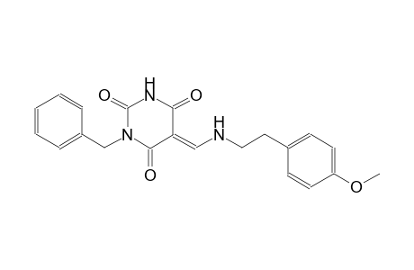 (5E)-1-benzyl-5-({[2-(4-methoxyphenyl)ethyl]amino}methylene)-2,4,6(1H,3H,5H)-pyrimidinetrione