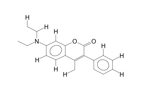 3-PHENYL-4-METHYL-7-DIETHYLAMINOCOUMARIN