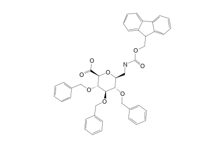 FLUORENYL-9-METHOXYCARBONYL-N-(2,3,4-TRI-O-BENZYL-GLUCURONIC-ACID)-METHYLAMINE