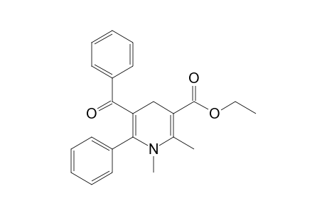 Ethyl 3-benzoyl-1,4-dihydro-1,6-dimethyl-2-phenylpyridine-5-carboxylate
