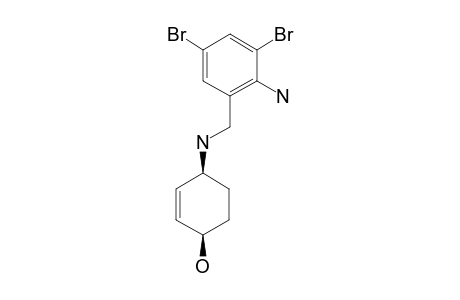 (+/-)-CIS-4-(2-AMINO-3,5-DIBROMOBENZYLAMINO)-CYCLOHEX-2-ENOL