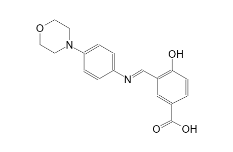 benzoic acid, 4-hydroxy-3-[(E)-[[4-(4-morpholinyl)phenyl]imino]methyl]-