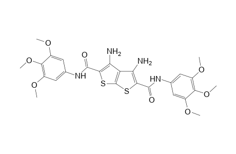 3,4-bis(azanyl)-N2,N5-bis(3,4,5-trimethoxyphenyl)thieno[2,3-b]thiophene-2,5-dicarboxamide