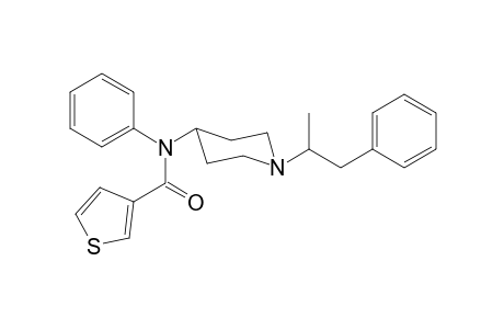 N-Phenyl-N-[1-(1-phenylpropan-2-yl)piperidin-4-yl]-thiophene-3-carboxamide