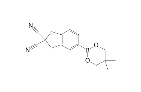 5,5-Dimethyl-2-(2',2'-dicyano-2',3'-dihydro-1'-H-inden-5'-yl)-1,3,2-dioxaborinane