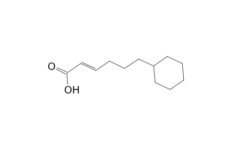 2-Hexenoic acid, 6-cyclohexyl-