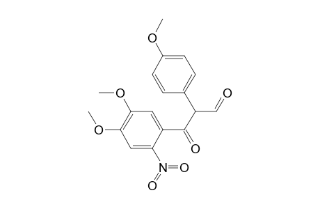 Benzenepropanal, 4,5-dimethoxy-.alpha.-(4-methoxyphenyl)-2-nitro-.beta.-oxo-