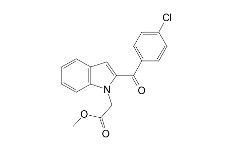 2-(p-chlorobenzoyl)indole-1-acetic acid, methyl ester
