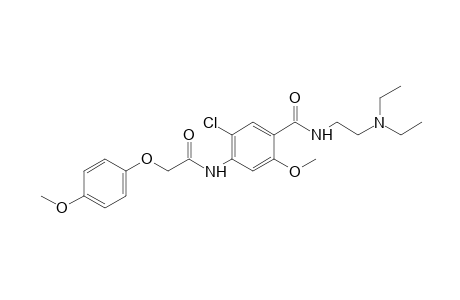 6'-chloro-4'-{[2-(diethylamino)ethyl]carbamoyl}-2-(p-methoxyphenoxy)-m-acetanisidide