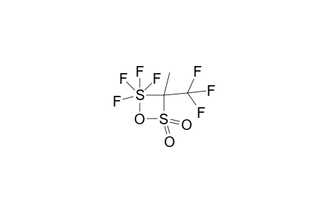 2,2,2,2-Tetrafluoro-3-methyl-4,4-dioxo-3-(trifluoromethyl)-1,2(lambda6),4(lambda6)-oxadithietane