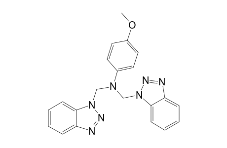 N,N-BIS-(BENZOTRIAZOL-1-YL-METHYL)-4-ANISIDINE