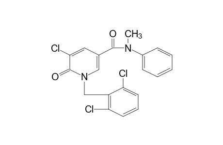 5-CHLORO-1-(2,6-DICHLOROBENZYL)-1,6-DIHYDRO-N-METHYL-6-OXONICOTINANILIDE