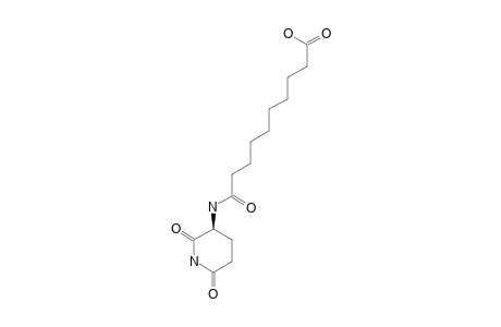 (S)-3-(9-CARBOXYNONANOYLAMINO)-GLUTARIMIDE