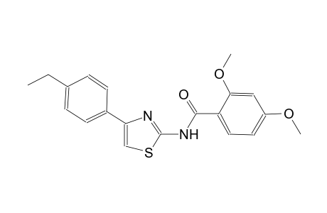 benzamide, N-[4-(4-ethylphenyl)-2-thiazolyl]-2,4-dimethoxy-
