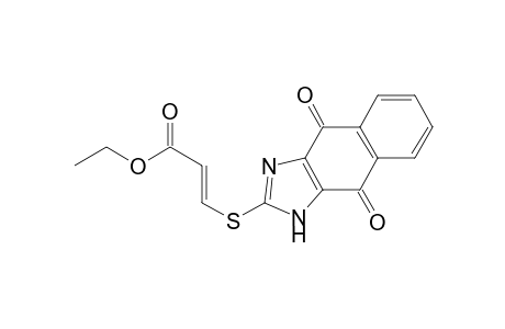 (E)-Ethyl 3-(4,9-Dioxo-2-naphth[2,3-d]imidazolylthio)acrylate