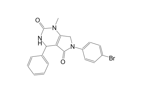6-(4-bromophenyl)-1-methyl-4-phenyl-3,4,6,7-tetrahydro-1H-pyrrolo[3,4-d]pyrimidine-2,5-dione