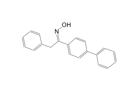 (1Z)-1-[1,1'-biphenyl]-4-yl-2-phenylethanone oxime