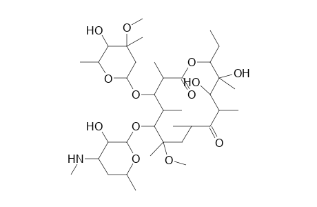 Clarithromycin-M (N-demethyl-) MS2