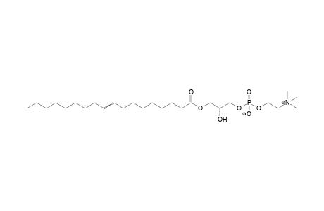 2-[hydroxy-[2-hydroxy-3-[octadec-9-enoyl]oxy-propoxy]phosphoryl]oxyethyl-trimethyl-ammonium
