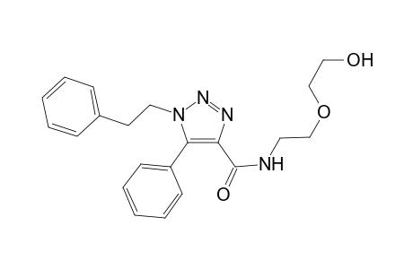 N-[2-(2-hydroxyethoxy)-ethyl]-1-(phenylethyl)-5-phenyl-1H-[1,2,3]-triazole-4-carboxamide