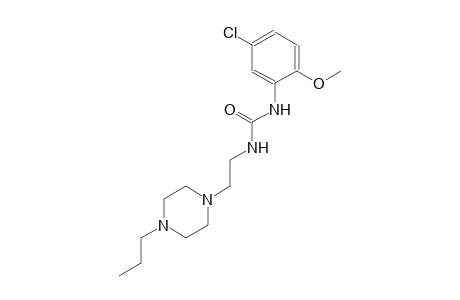 urea, N-(5-chloro-2-methoxyphenyl)-N'-[2-(4-propyl-1-piperazinyl)ethyl]-