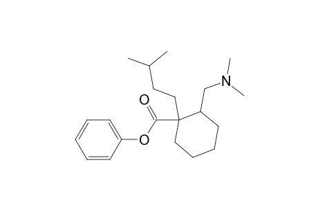 phenyl 2-[(dimethylamino)methyl]-1-isopentylcyclohexane-1-carboxylate
