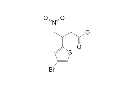 3-(4-bromo-2-thienyl)-4-nitrobutanoic acid
