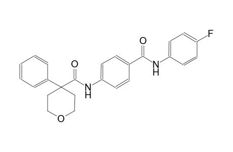 2H-pyran-4-carboxamide, N-[4-[[(4-fluorophenyl)amino]carbonyl]phenyl]tetrahydro-4-phenyl-