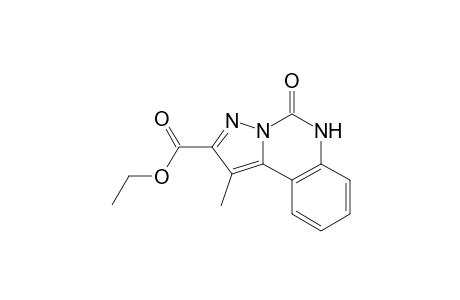 2-Carbethoxy-1-methylpyrazolo[1,5-c]quinazolin-5(6H)-one