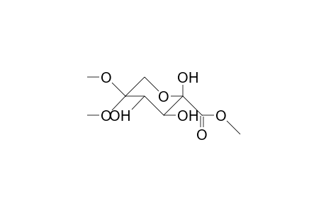D-threo-2,5-Hexodiulosonic acid, methyl ester dimethyl ketal